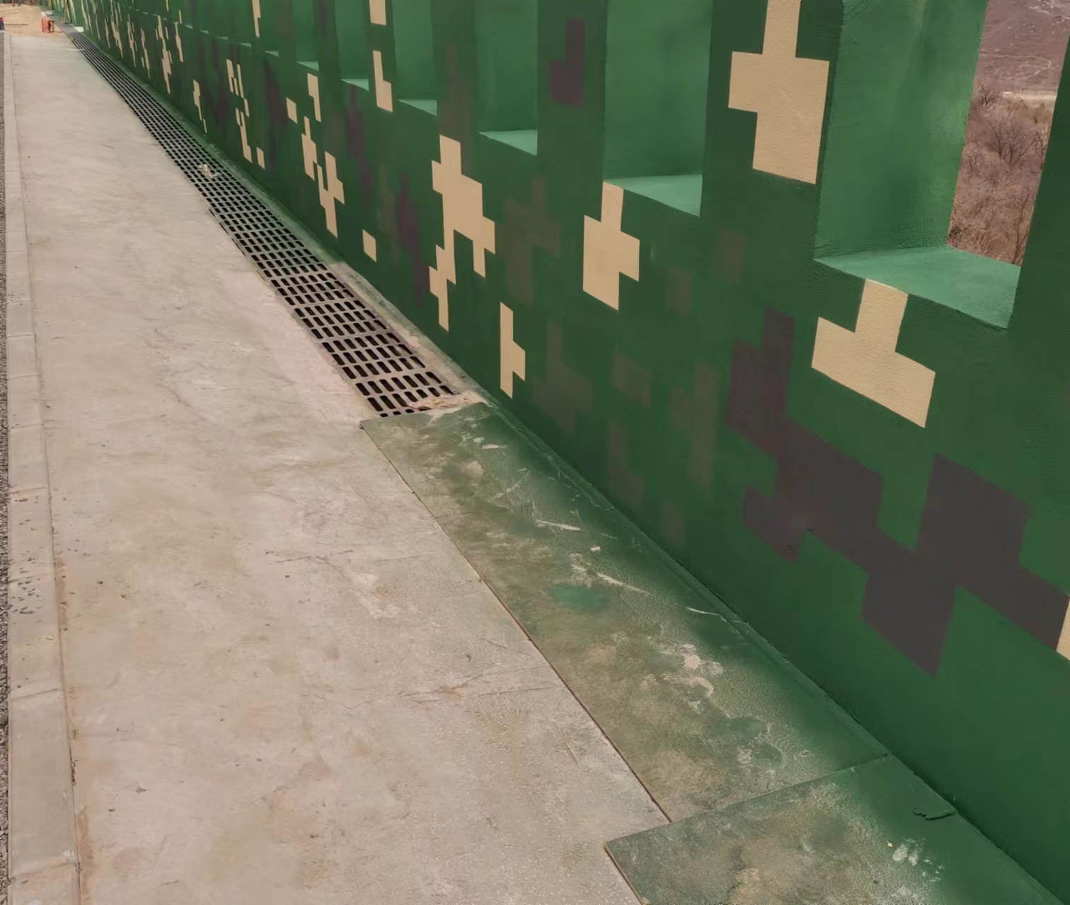 秀山围墙迷彩喷涂,数迷彩漆